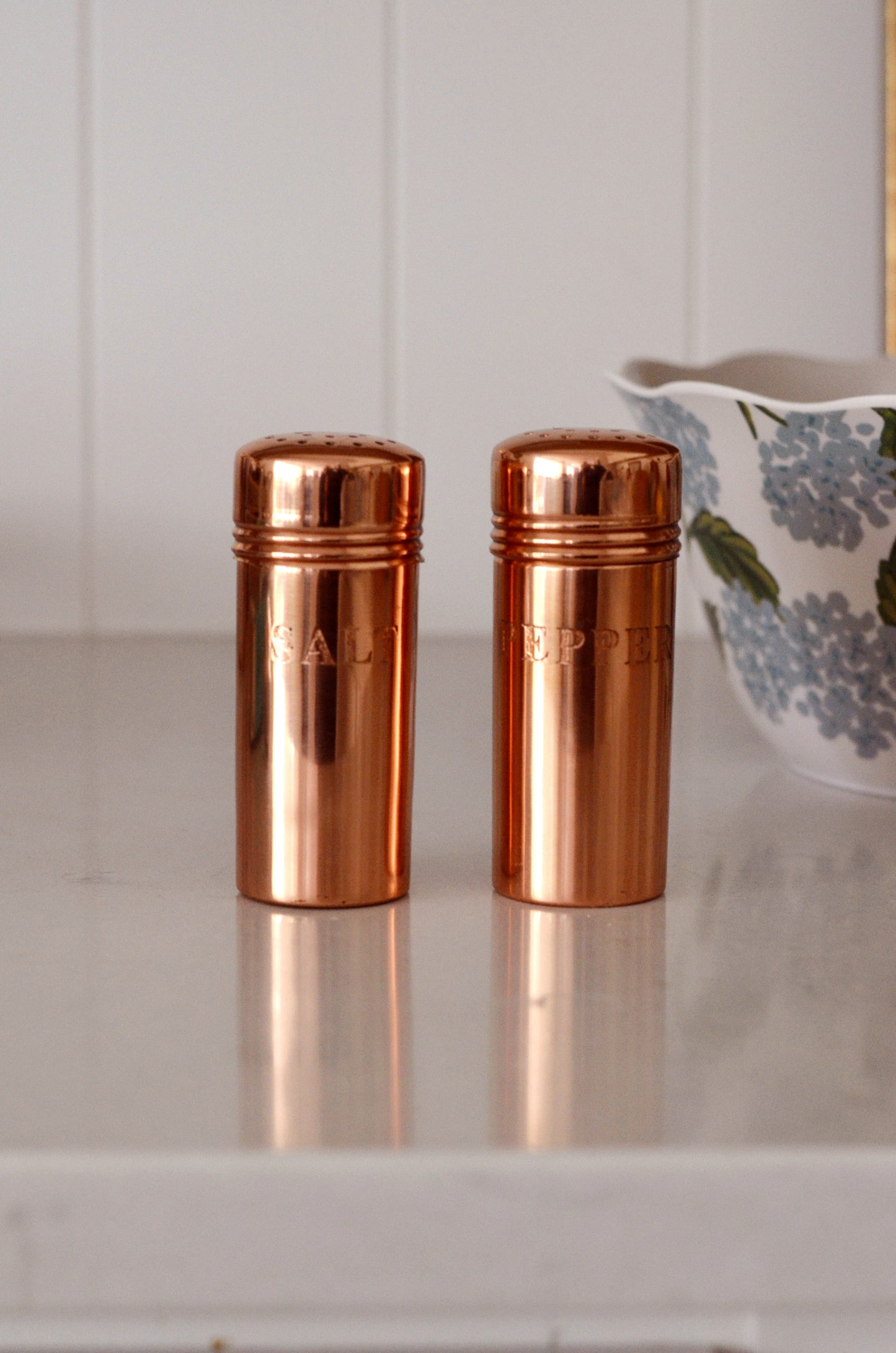 Copper Salt & Pepper Shakers