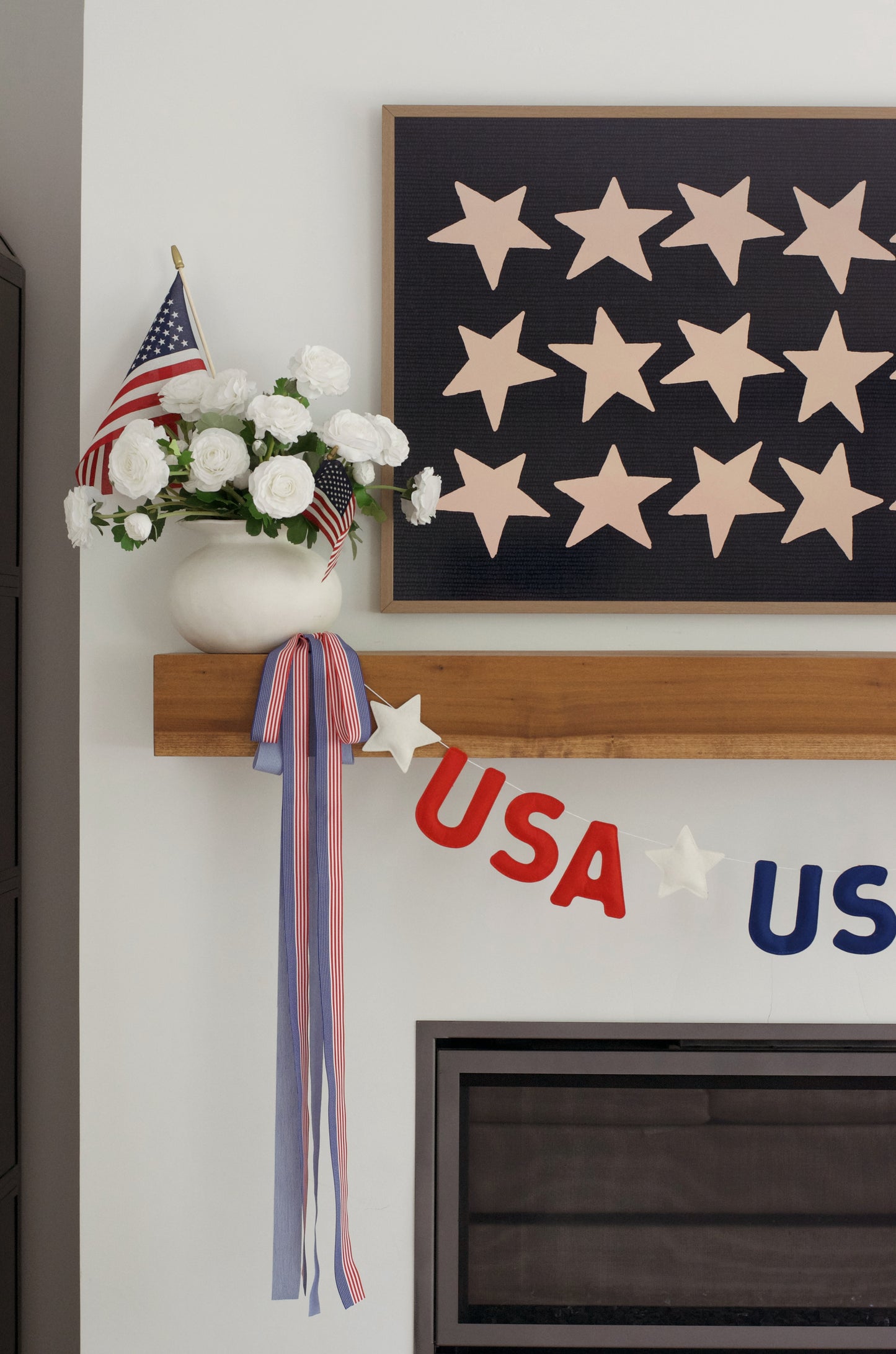 USA Felt Garland