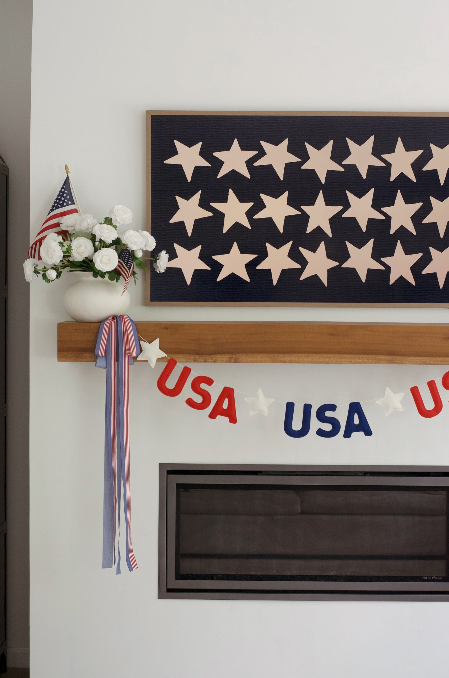 USA Felt Garland
