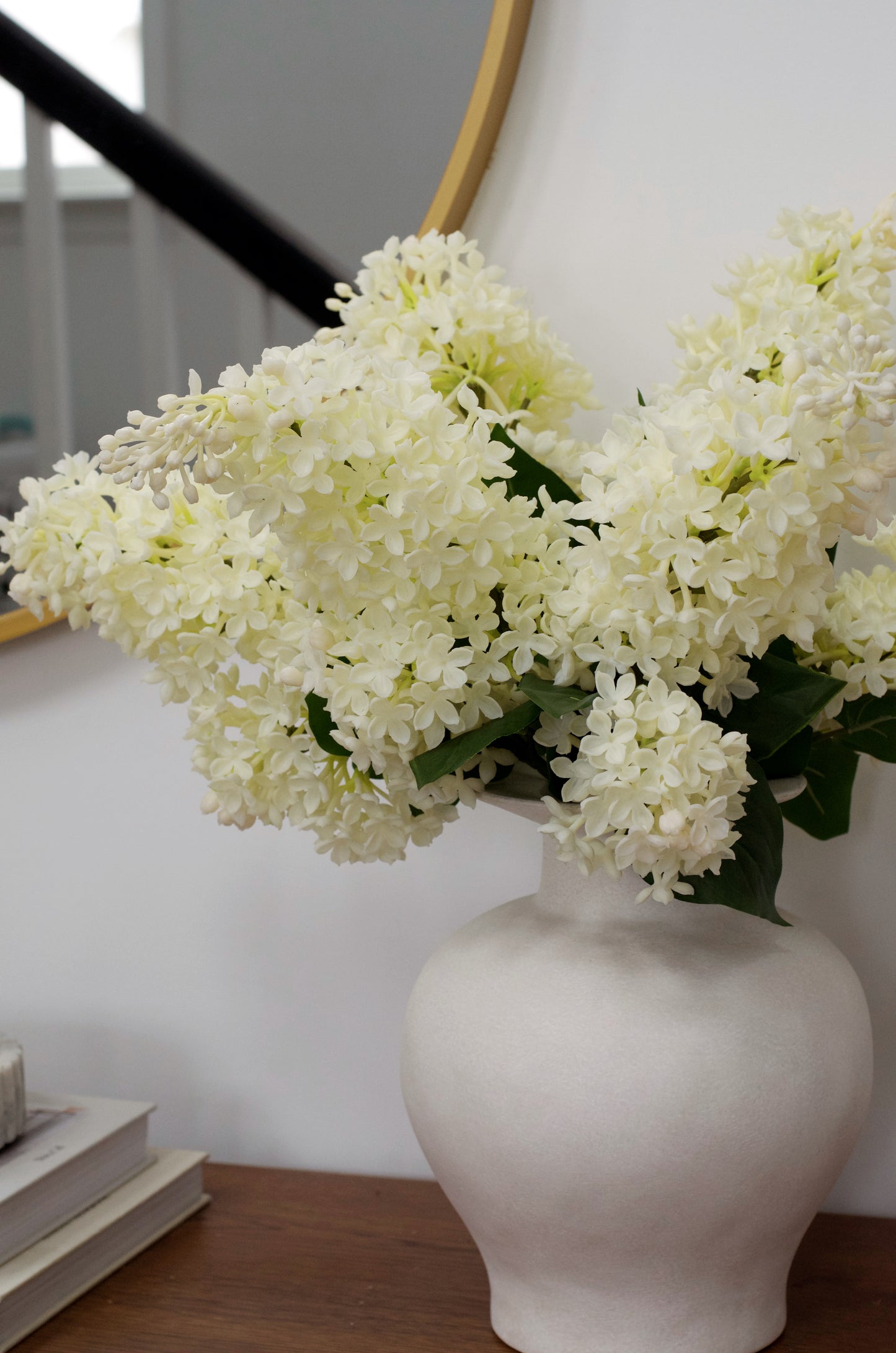 Cream Lilac Branch 28” (Set of 3 or 6)