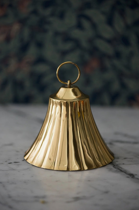 Heirloom Scalloped Brass Bell