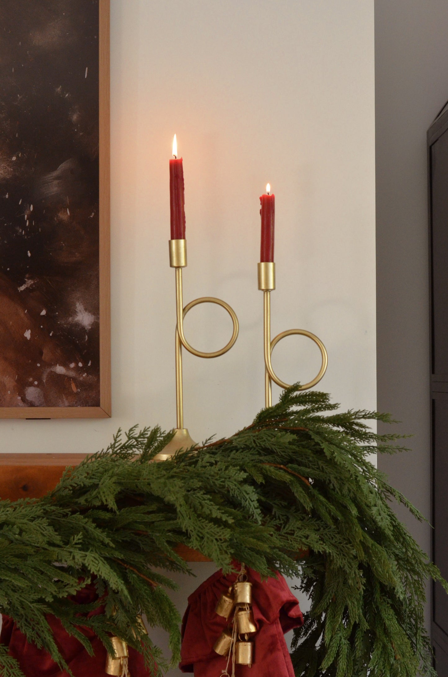 French Horn Taper Holder Pair