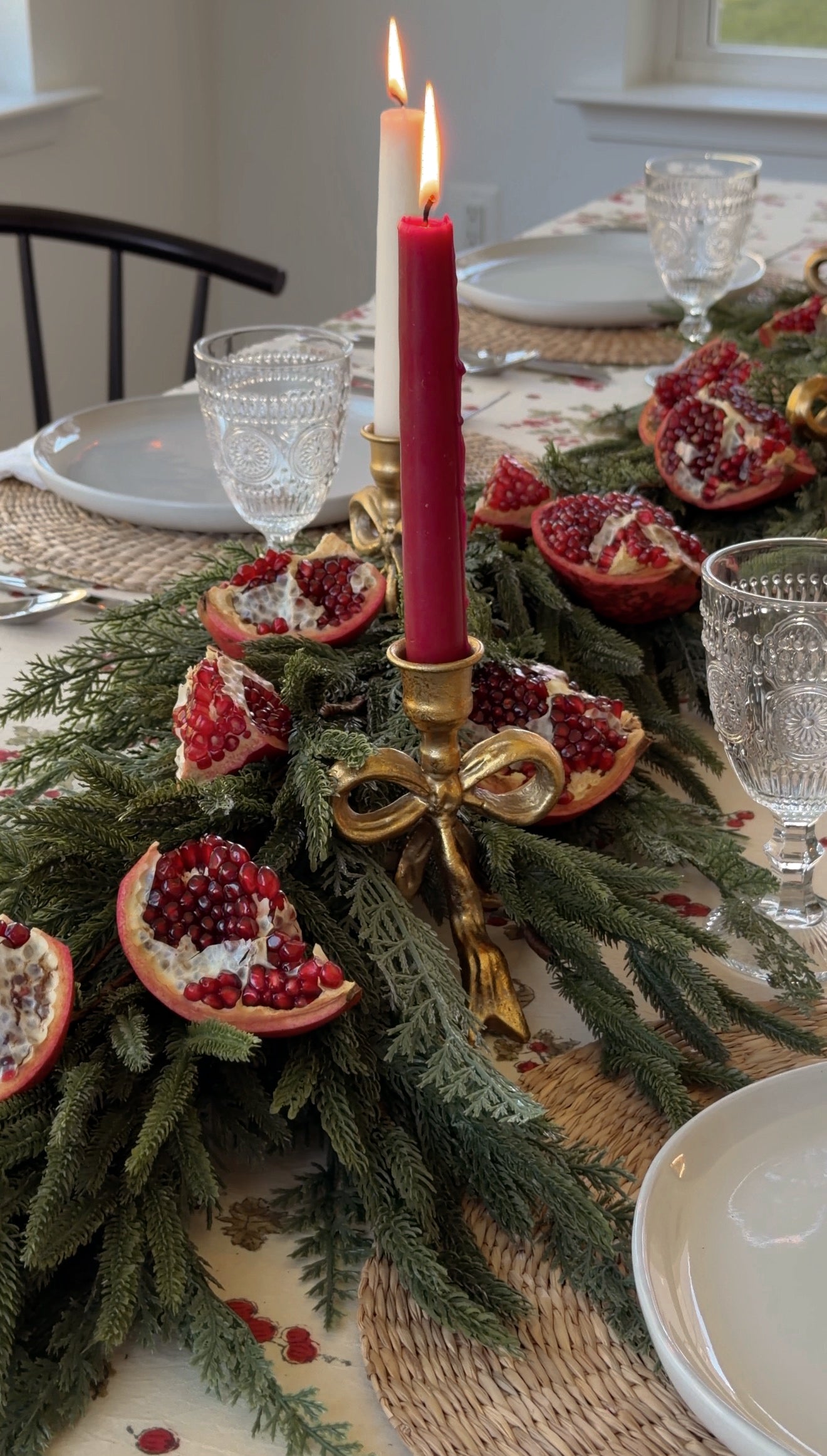 Tied Bow Candleholder