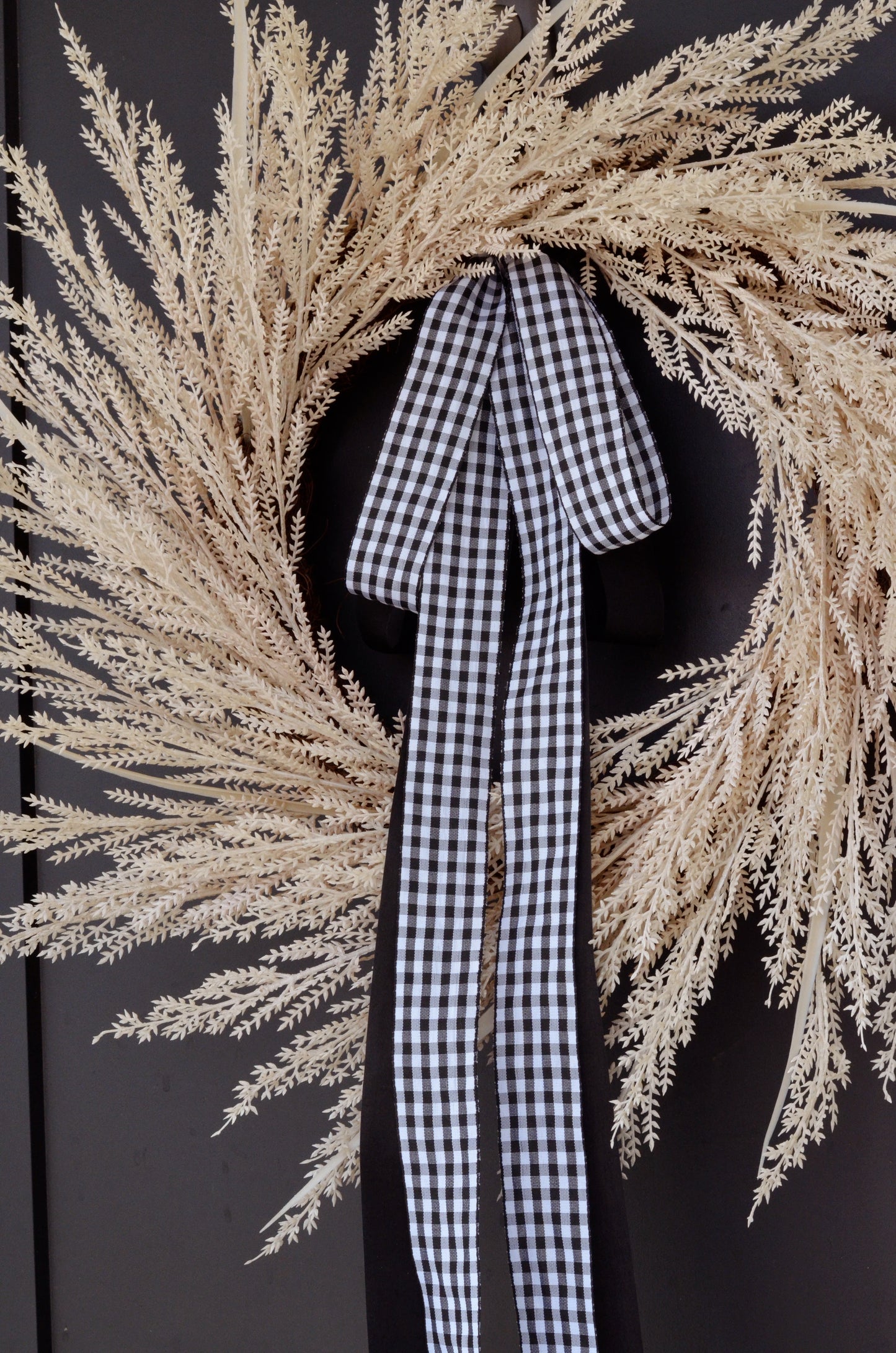 Black Gingham Double Bow Kit
