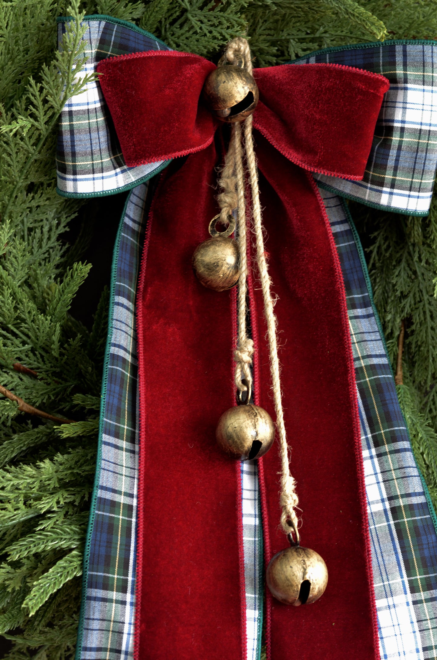 Rustic Hanging Jingle Bells