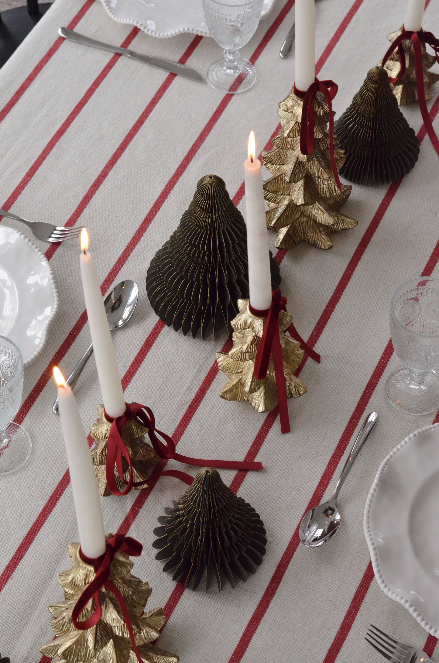 Red Stripe Tablecloth