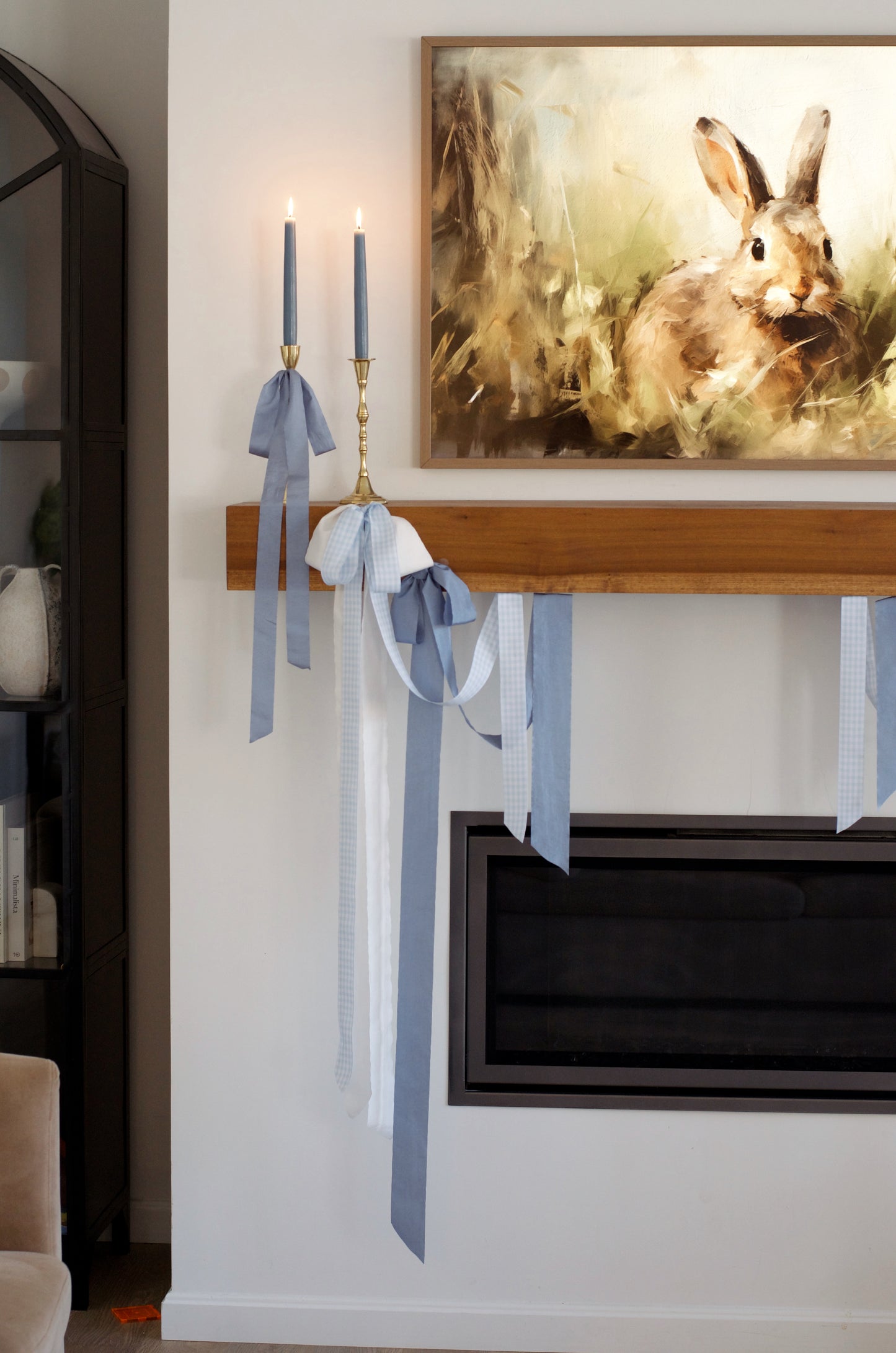 1.5" Slate Faux Silk Ribbon - 50 yards