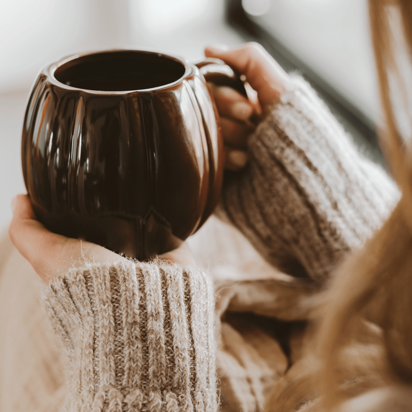 Brown Pumpkin Mug