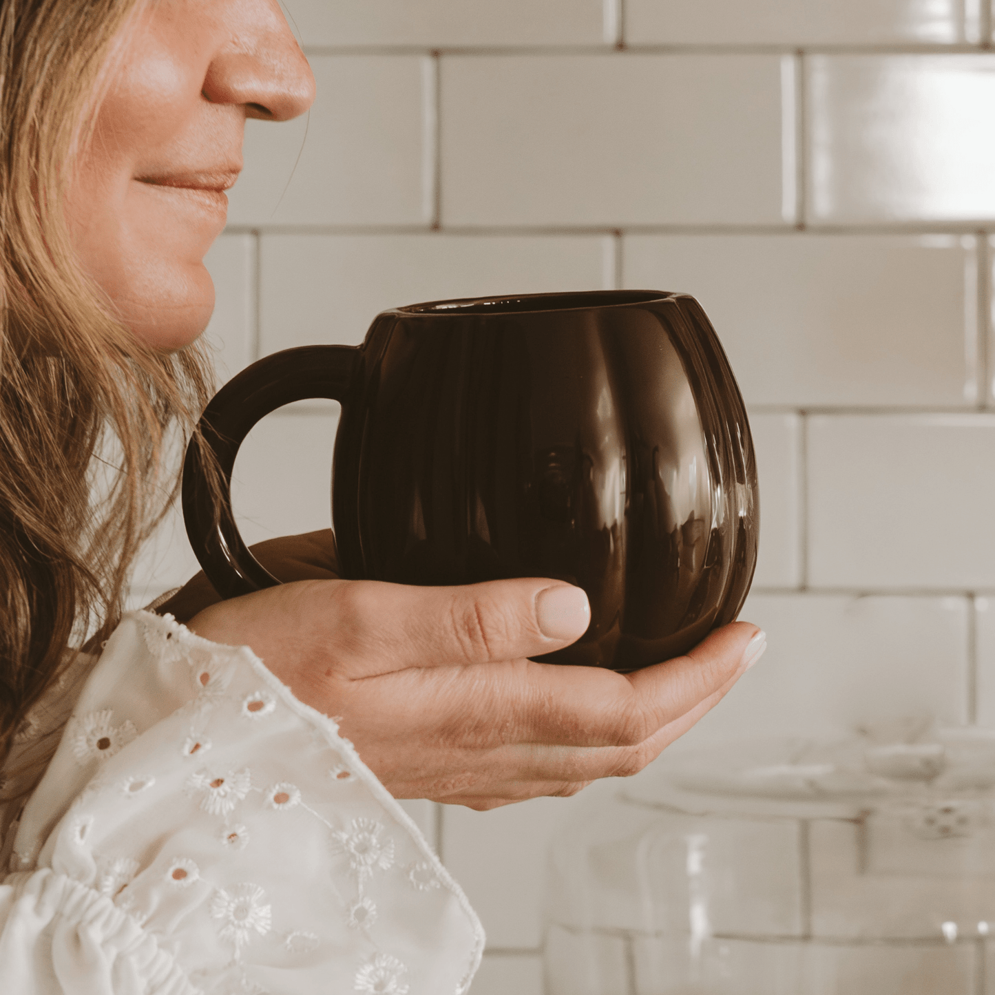 Brown Pumpkin Mug