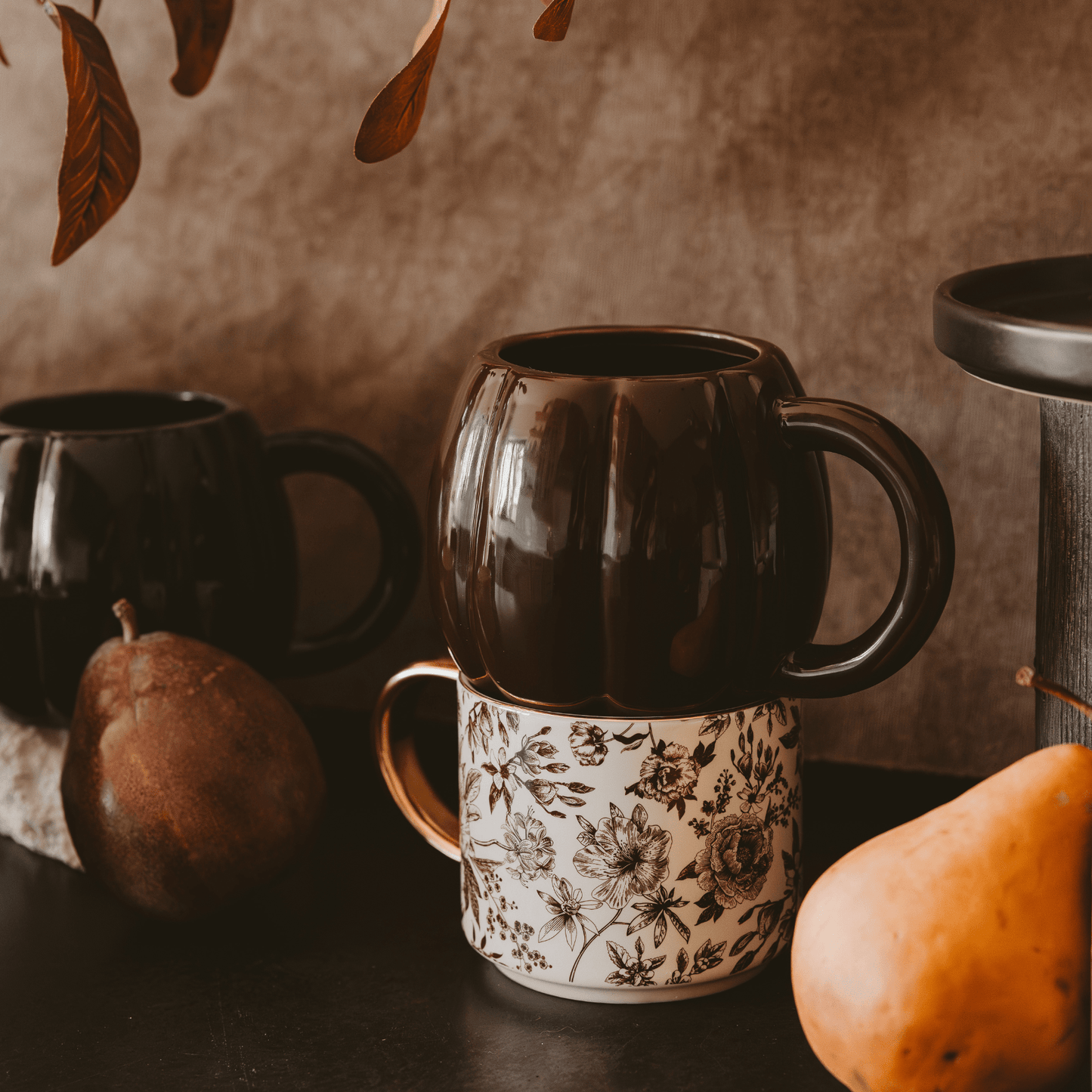 Brown Pumpkin Mug
