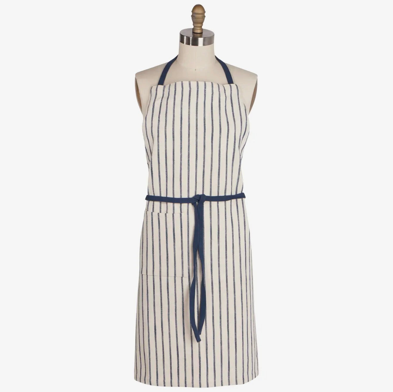 Navy Stripe Apron
