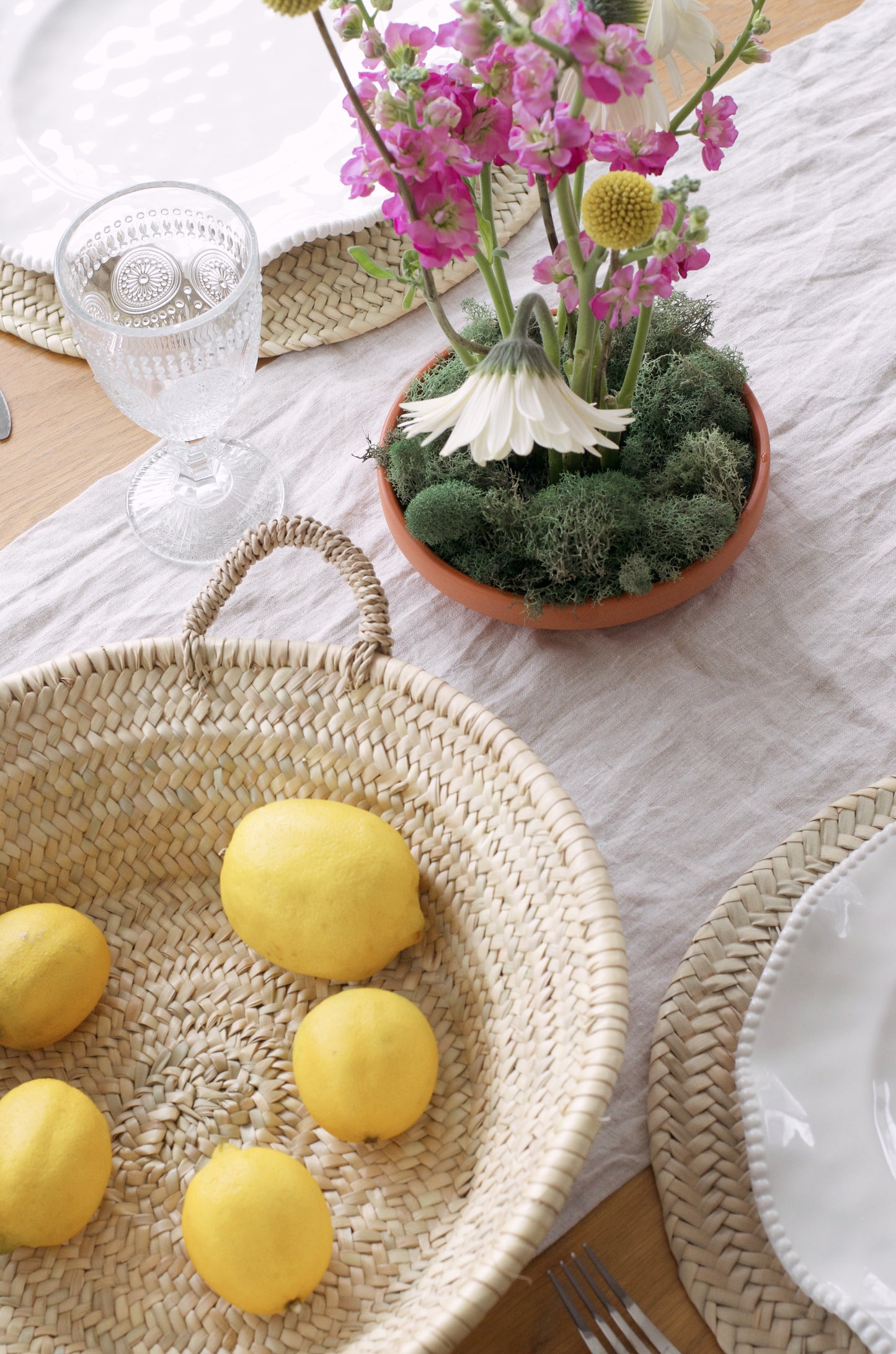 Straw Woven Bowl