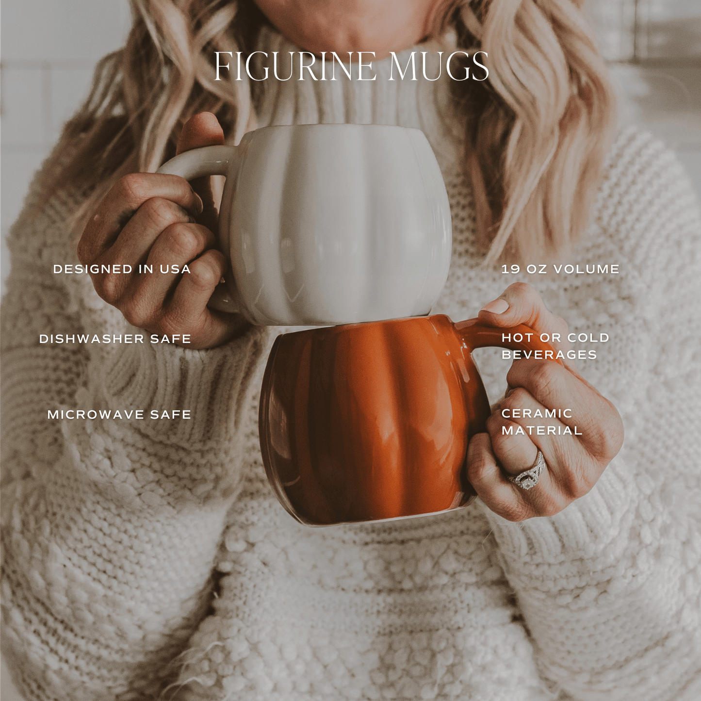 Cream Pumpkin Mug