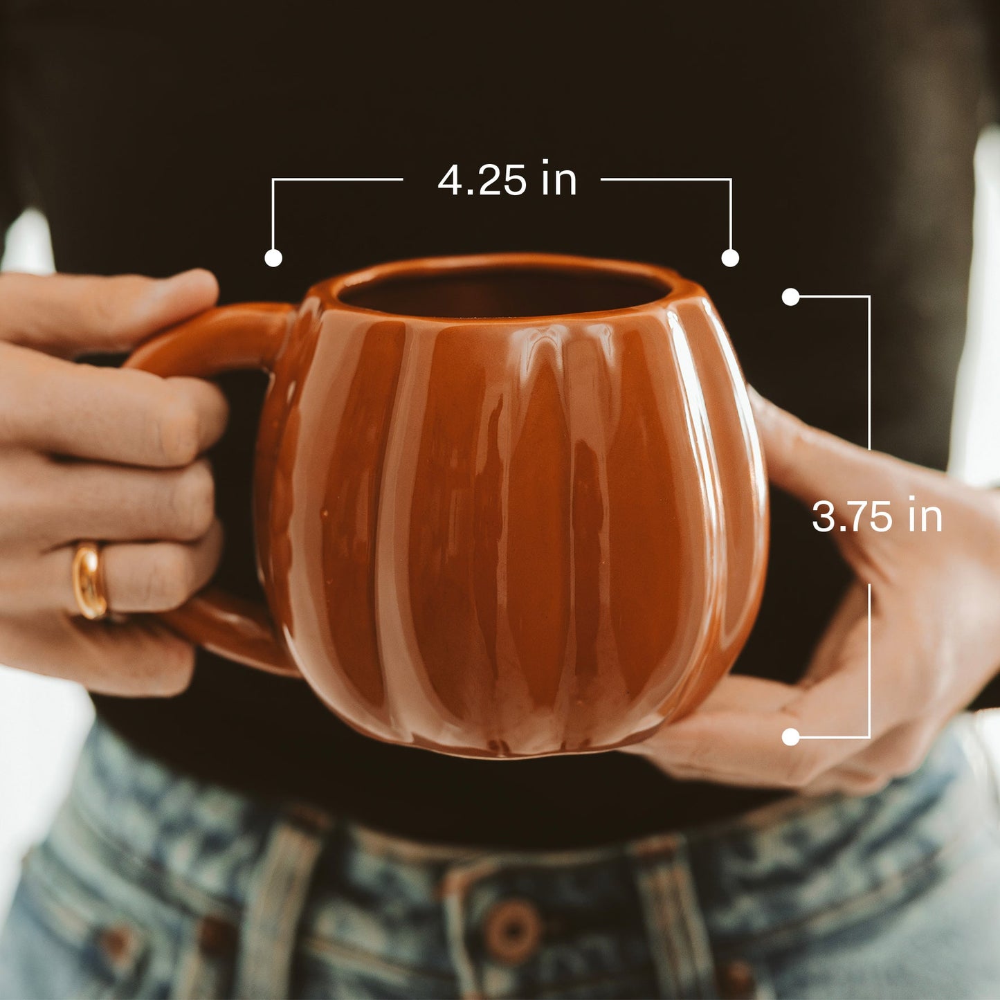 Cream Pumpkin Mug
