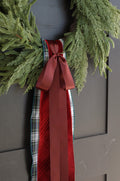 Winterberry Wreath Sash Ribbon Set