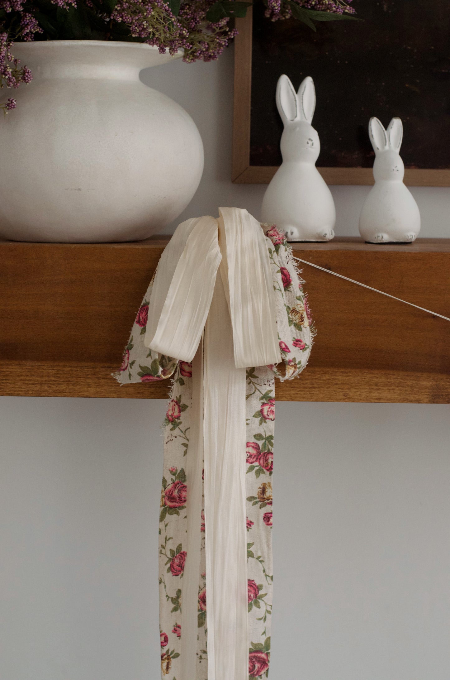 Vintage Floral Double Bow Kit