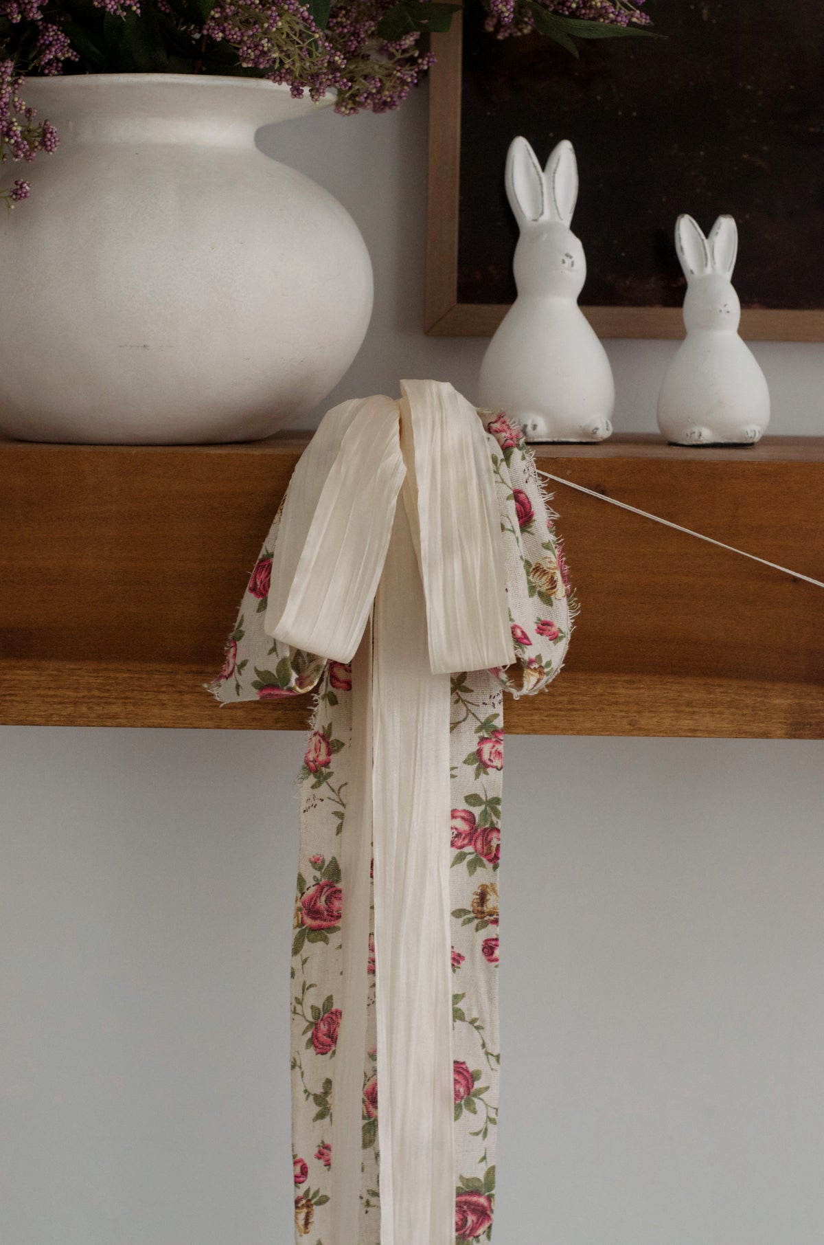 Vintage Floral Double Bow Kit