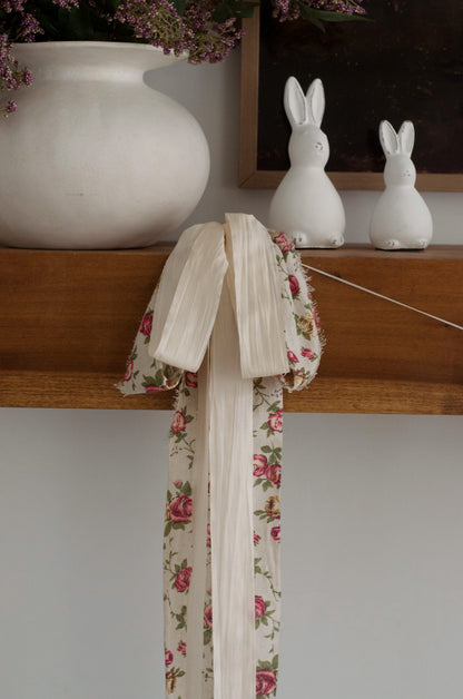 Vintage Floral Double Bow Kit