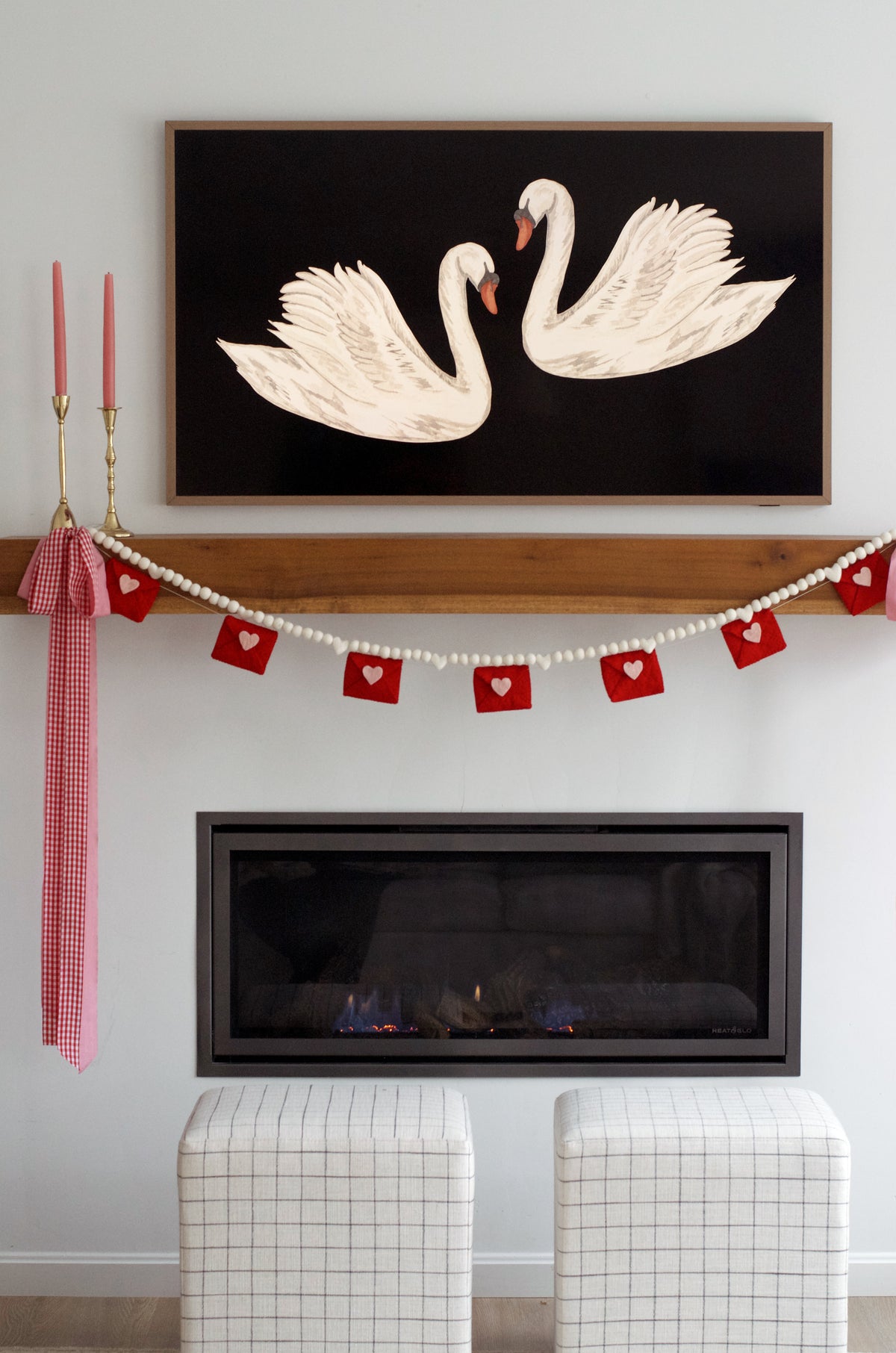 Love Letter Felt Garland