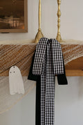 Black Gingham Double Bow Kit