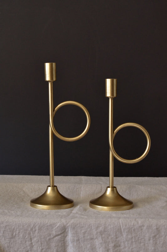 French Horn Taper Holder Pair