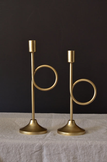 French Horn Taper Holder Pair