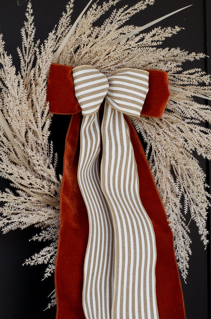 Harvest Stripe XL Bow