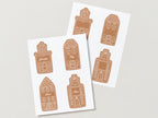 Village Place Card Name Tag - Print At Home Template