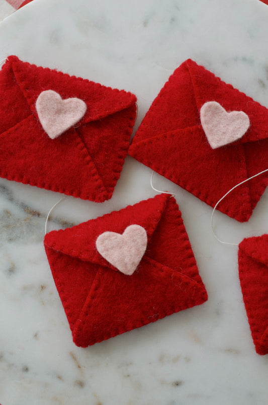 Love Letter Felt Garland