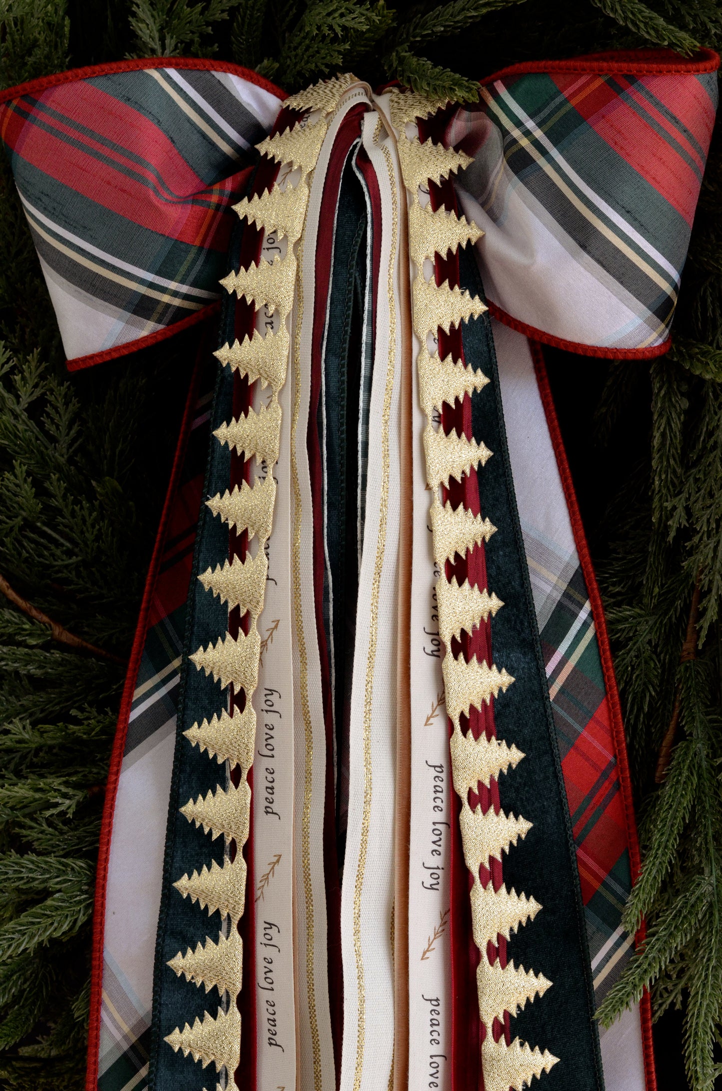 Tartan Evergreen Bow