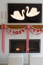 I Love You Felt Garland - Red (ships week of 1/19)