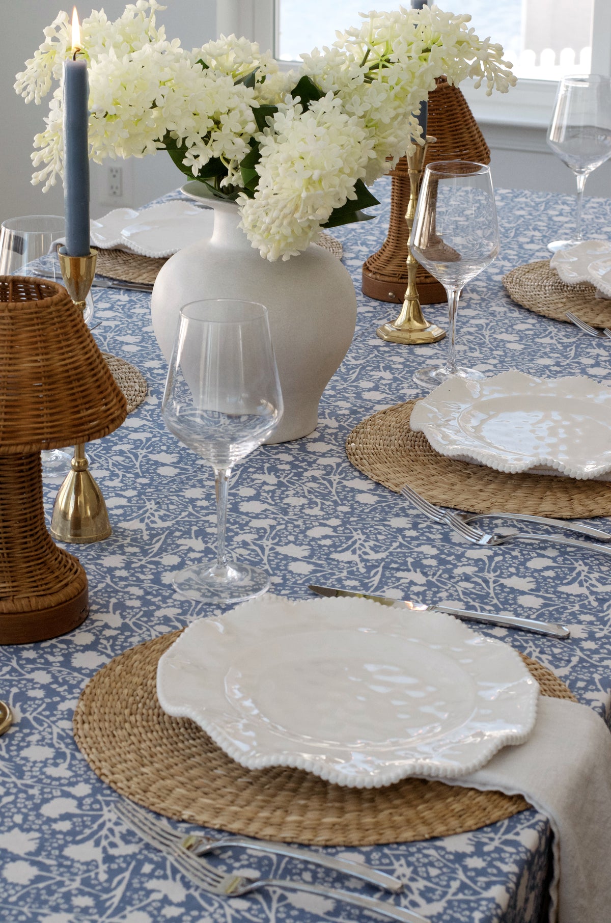 Meadow Blue Tablecloth