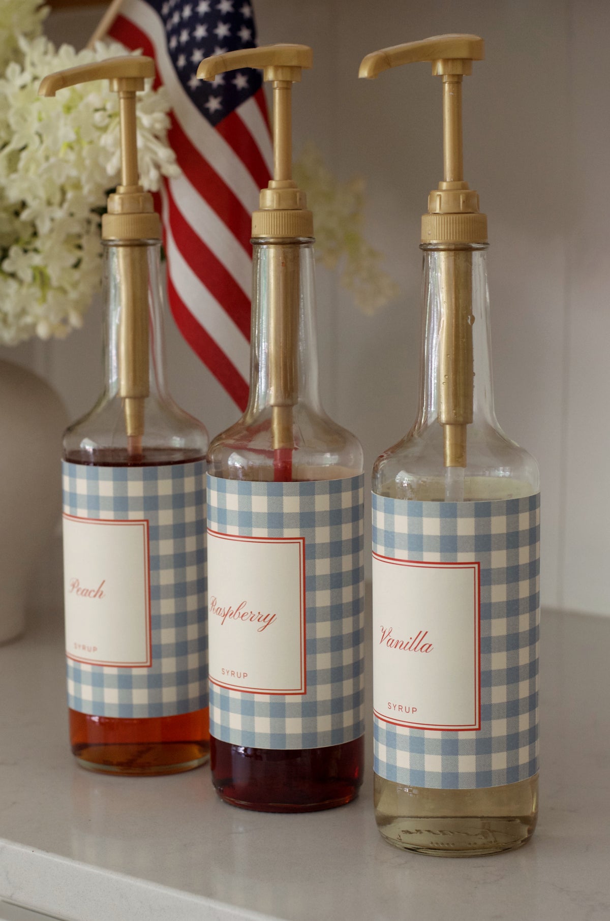 Americana Printable Flavored Syrup Sleeves (22 Flavors included)
