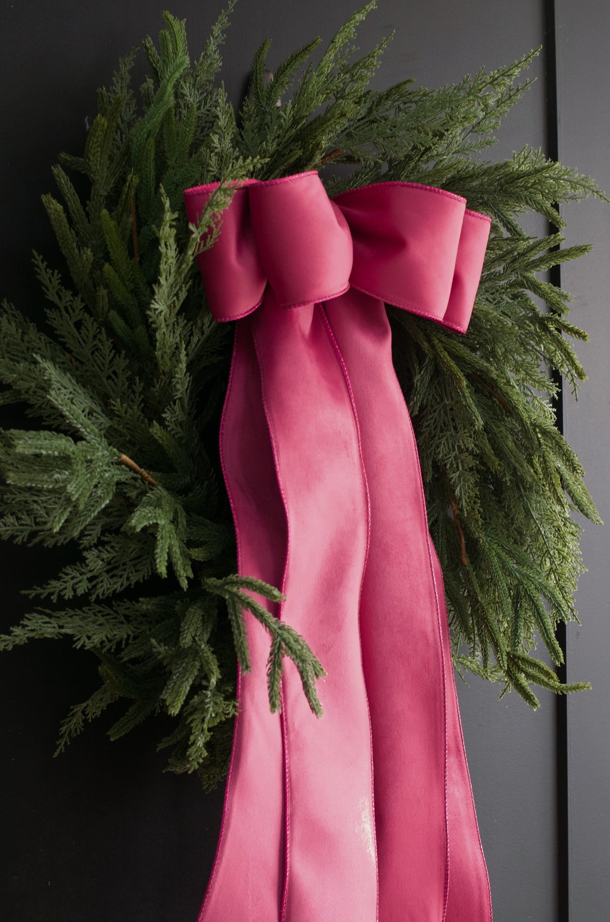 Pink Velvet XL Bow