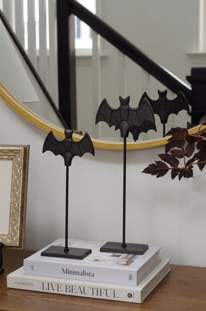 Iron Bat Stand Pair