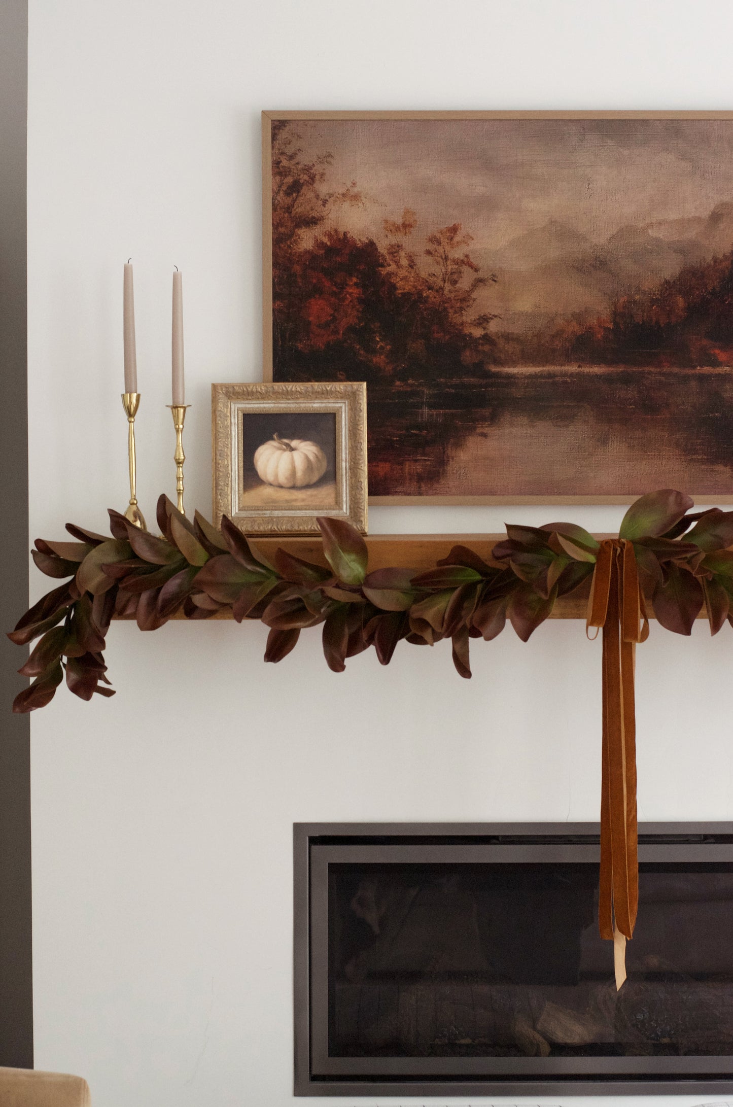 Fall Magnolia Leaf Garland - 49"