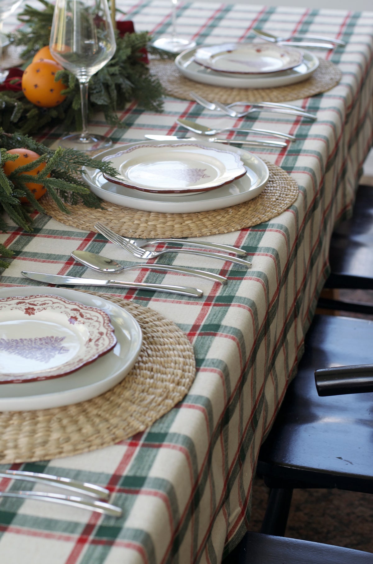 Noel Plaid Tablecloth