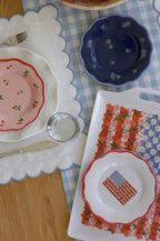 Americana Melamine Assorted Dessert / Salad Plate (Set of 4)