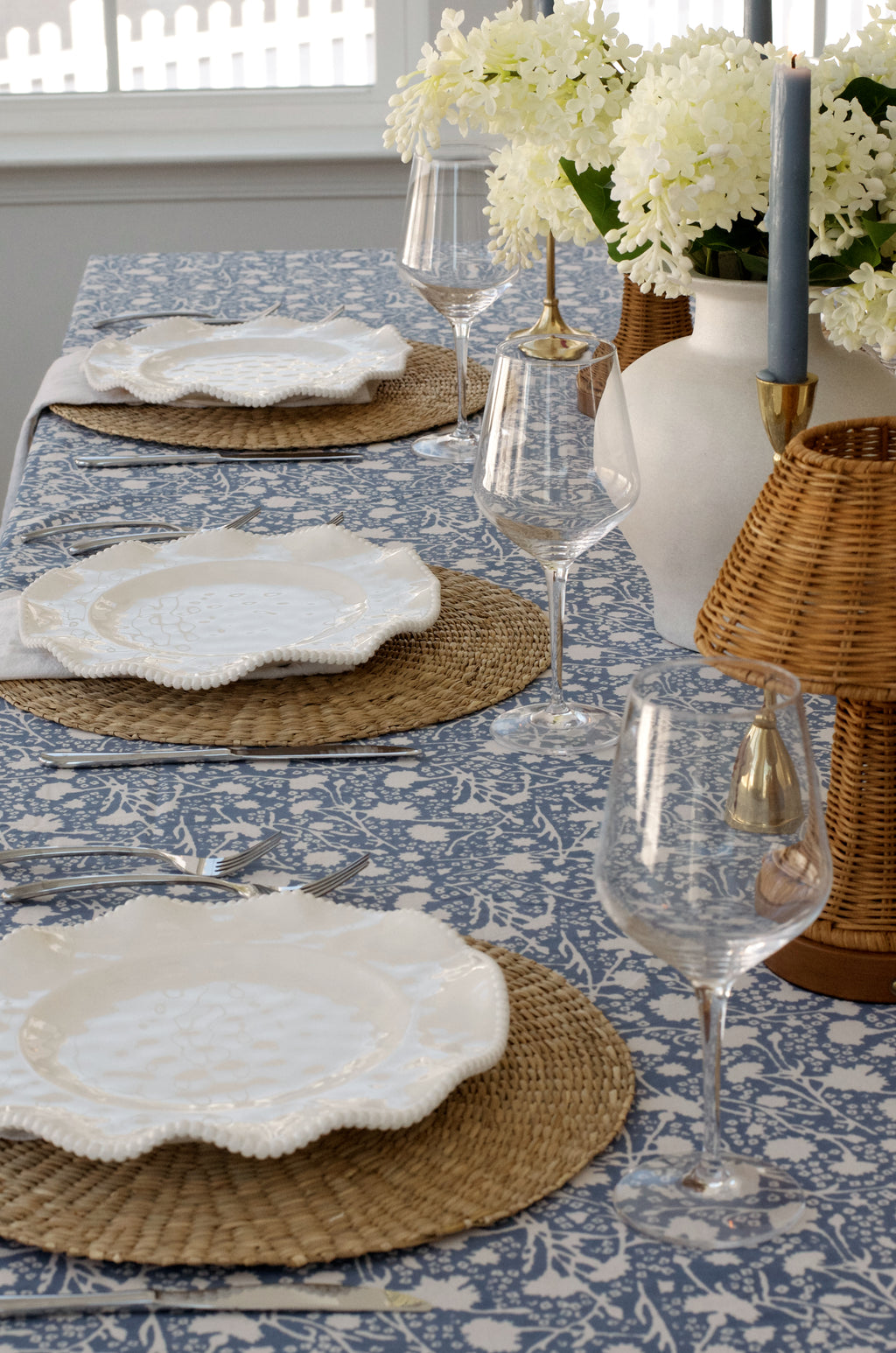 Meadow Blue Tablecloth