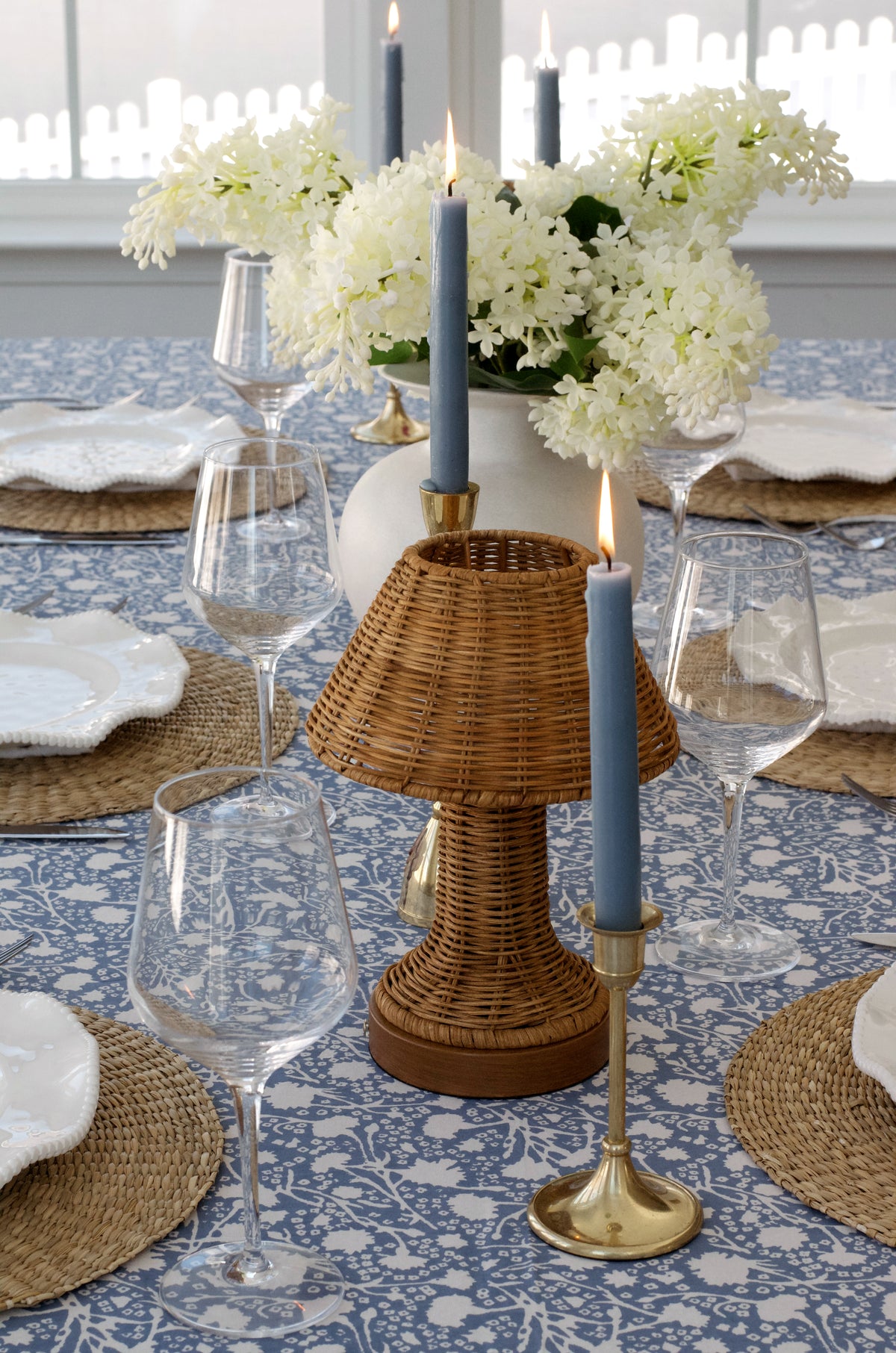 Meadow Blue Tablecloth