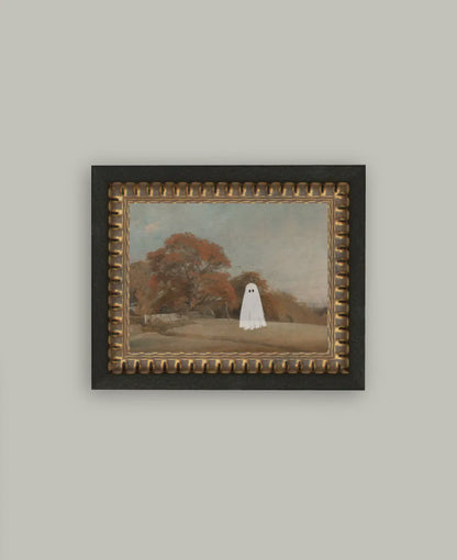 Autumn Field Ghost Framed Art 10”x 8”
