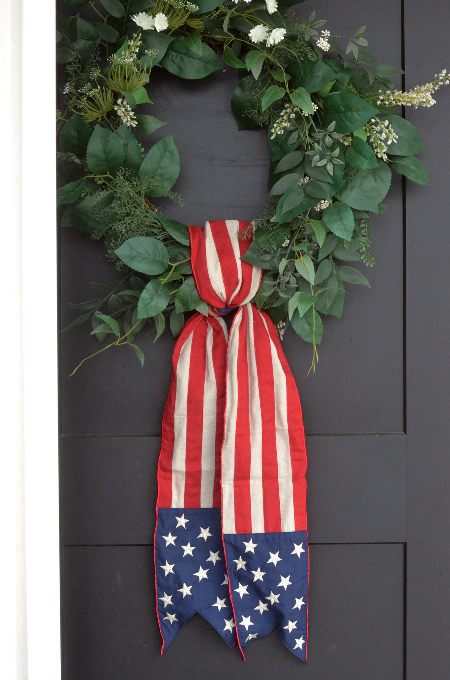 Stars & Stripes Patriotic Wreath Sash