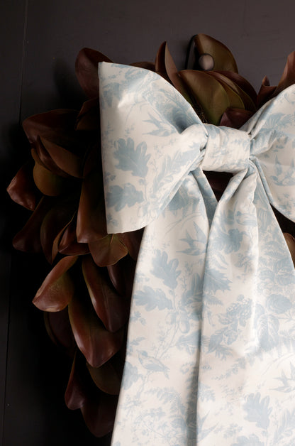 Autumn Toile Luxe Bow