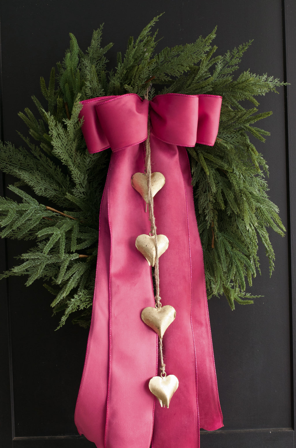 Pink Velvet XL Bow