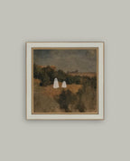 Haunted Desert Framed Art 8”x8”