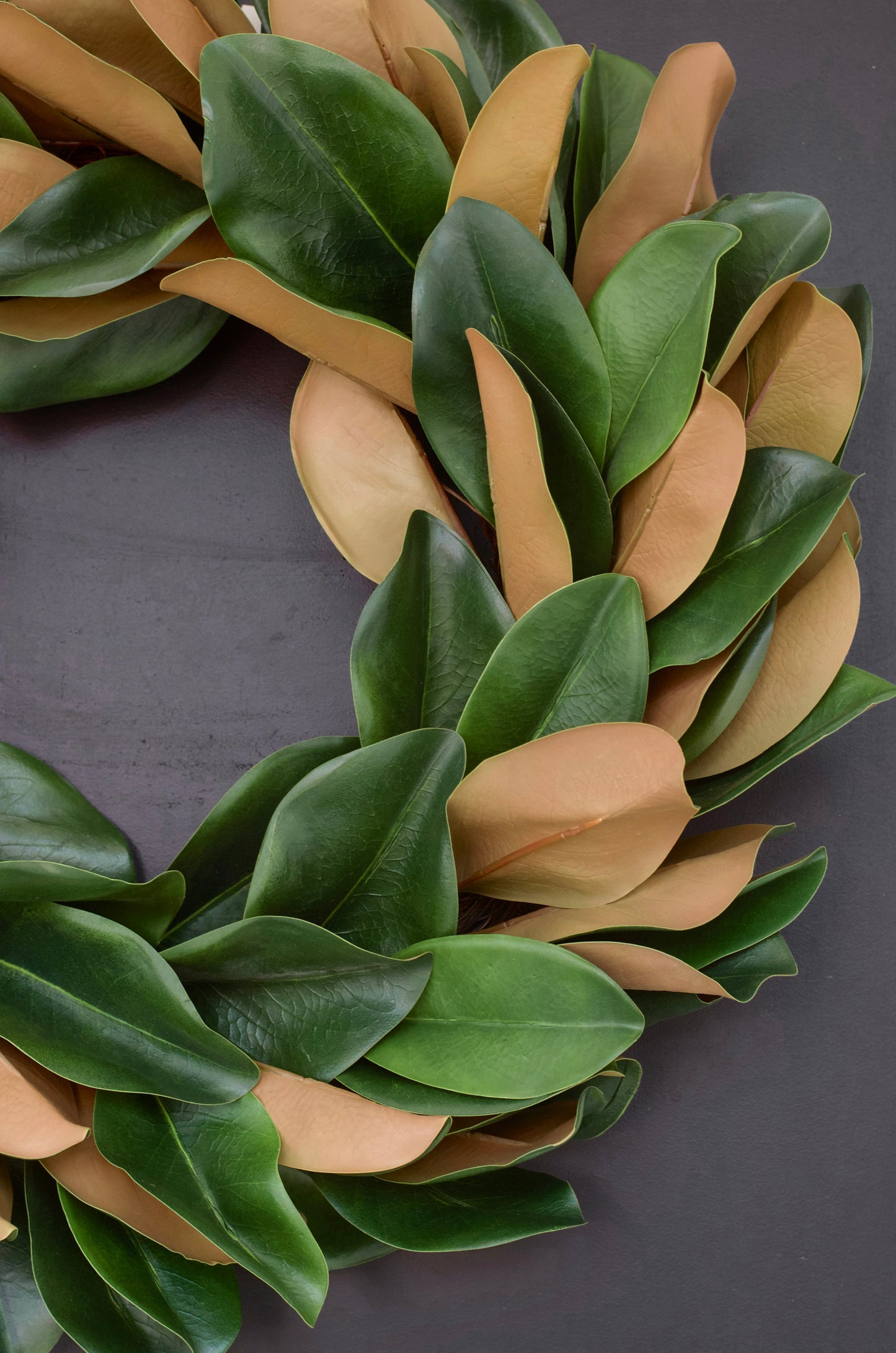 23" Magnolia Leaf Wreath