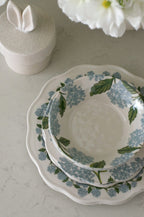 Hydrangea Melamine Bowls (Set of 4)