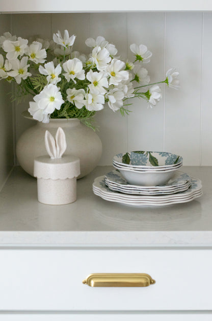 Hydrangea Melamine Bowls (Set of 4)