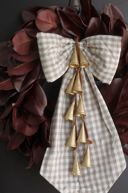 23" Merlot Magnolia Leaf Wreath