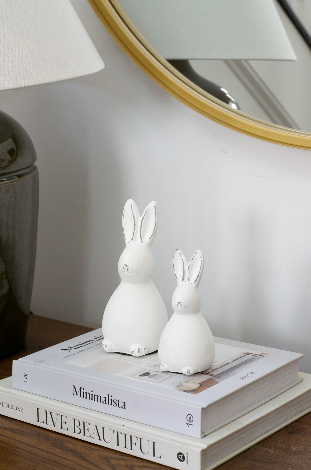 White Bunny Pair